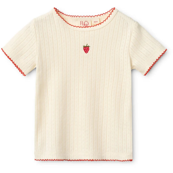 Floss Flora Pointelle SS Set  ~ Gentle Cream