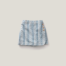 Soor Ploom Olive Skort ~ Lattice Print Azul