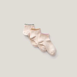 Soor Ploom Socks ~ Picot Anklet