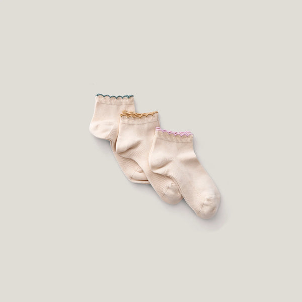 Soor Ploom Socks ~ Picot Anklet