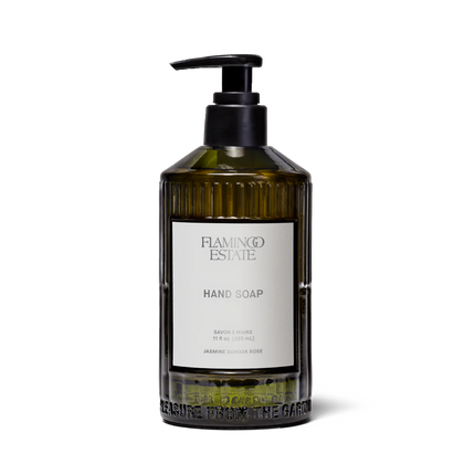 Flamingo Estate Jasmine Damask Rose Glass Hand Soap