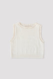 Micaela Greg Cream Boucle Tank