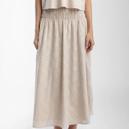 Micaela Greg Pearl Shirred Skirt