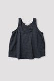 Micaela Greg Faded Black Arc Tank
