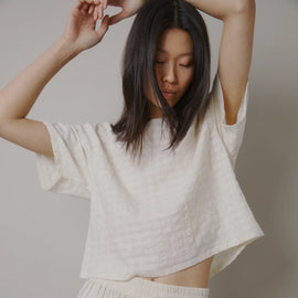 Micaela Greg Cream Georgia Tee