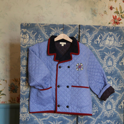 Bonjour Diary Navy Quilted Jacket