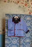 Bonjour Diary Navy Quilted Jacket