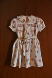 Bonjour Diary Smocked Apron Dress ~ Garden Flowers