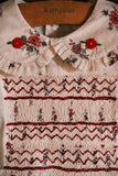Bonjour Diary Smocked Apron Dress ~ Garden Flowers