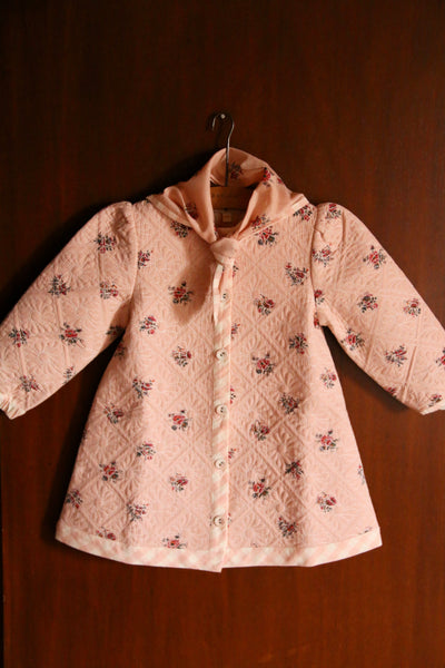Bonjour Diary Reversible Coat Dress ~ Denim Garden Print