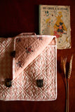 Bonjour Diary Quilted School Bag ~ Pink Gingham