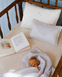 Ferne Baby Envelope Pillow ~ Blue Ticking