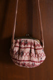 Bonjour Diary Purse ~ Pink Garden Flowers