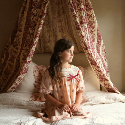 Bonjour Diary Princess Dress ~ Pink Garden Flowers