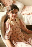 Bonjour Diary Romantic Tunic ~ Pink Garden Flowers
