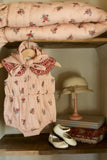 Bonjour Diary Romper ~ Pink Garden Flowers