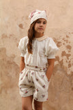 Bonjour Diary Shorts ~ Garden Flower Print