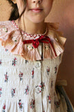 Bonjour Diary Tunic w/ Collar ~ Garden Flowers