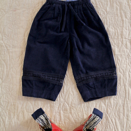 Bonjour Diary Navy Corduroy