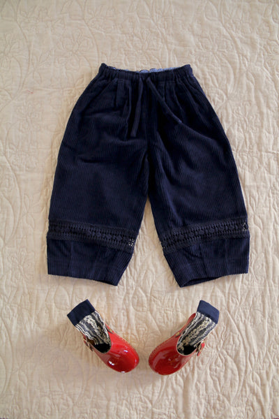 Bonjour Diary Navy Corduroy