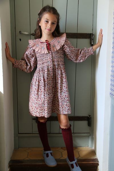 Bonjour Diary Tunic Dress ~ Blue Flower Field, Hair Clip