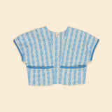 Apolina Irena Shrug Jersey - Nordic Floral Jacquard