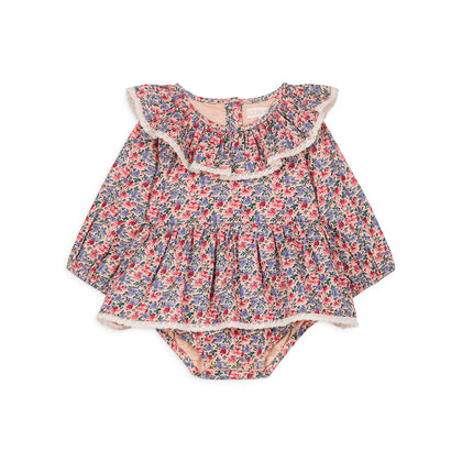 Louise Misha India Romper - Blush Floral World