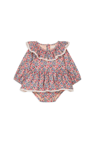 Louise Misha India Romper - Blush Floral World