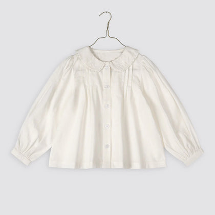 Little Cottons Organic Ivy Blouse ~ Off White