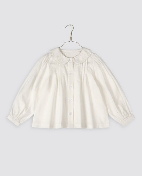 Little Cottons Organic Ivy Blouse ~ Off White