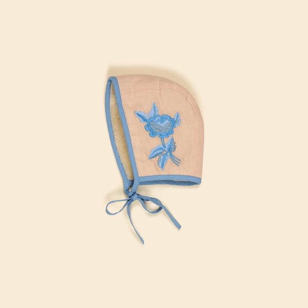 Apolina Baby Joni Bonnet ~ Dried Rose