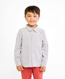 Oso & Me Jeffie Shirt  ~ Indigo Stripe