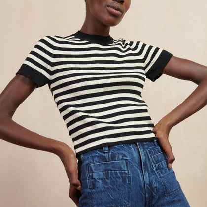 Maria Stanley Jones Ribbed Tee