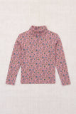 Misha & Puff Turtleneck ~ Antique Rose Millefleurs