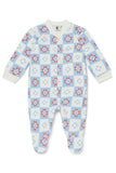 Sleepy Doe - Baby Sleepsuit Patchwork Star