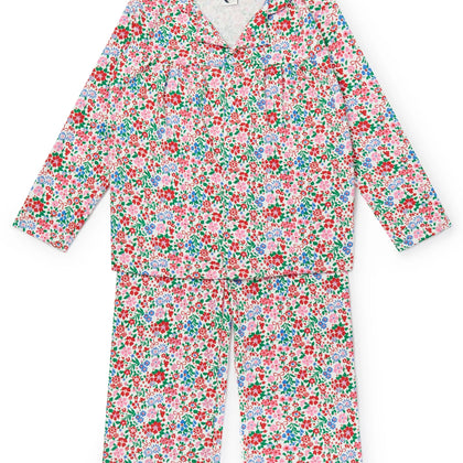 Sleepy Doe - Christmas Girls Oversized Set | Festive Floral