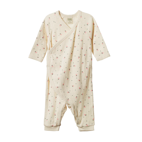 Nature Baby Pointelle Kimono Stretch and Grow