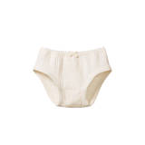 Nature Baby Organic Pointelle Knickers ~ Natural
