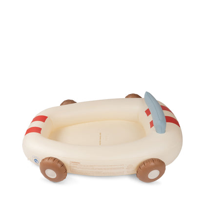 Konges Car Pool With Canopy ~ Cream Off White