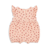 Konges Coco Frill Romper ~ Peonia Pink
