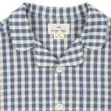 Konges Kim SS Shirt~ Captains Blue Check