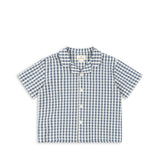 Konges Kim SS Shirt~ Captains Blue Check