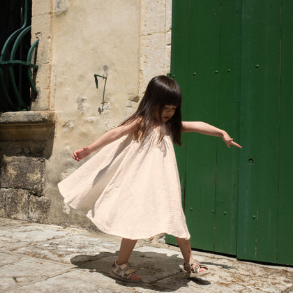 Konges Olive Strap Dress ~ Peach Dust