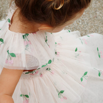 Konges Mili Glitter Dress ~ Ma Grande Cerise Pink Glitter