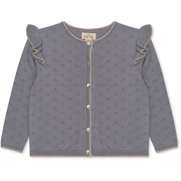Konges Valkan Pointelle Knit Cardigan ~ Monument