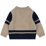 Konges Hardy Knit Wool Sweater ~ Beige Melange