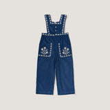 Lali Clara Romper ~ Bijou Blue Corduroy