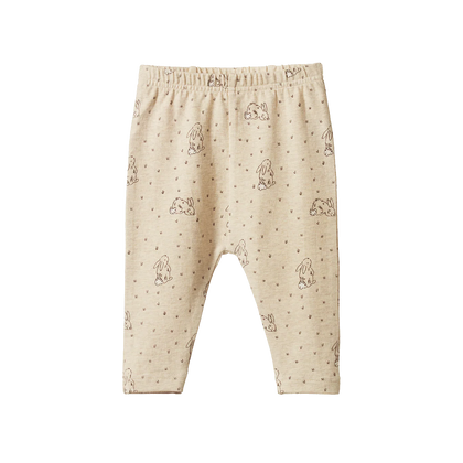 Nature Baby Cotton Leggings ~ Bramble Burrow Print