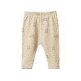 Nature Baby Cotton Leggings ~ Bramble Burrow Print