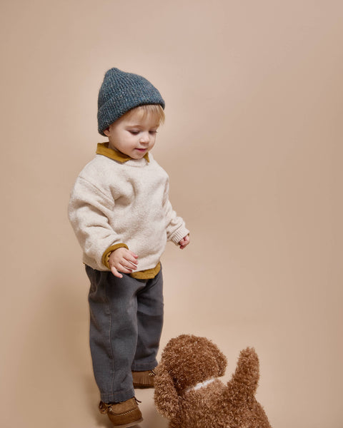 Buho Baby Grey Melange Beanie